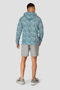 Alto Printed Jacket - Moonstone/Steel Blue -Cheap Unisex Activewear Store ALTO PRINTED JACKET MOONSTONE STEEL BLUE back