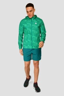 Alto Printed Jacket - Mountain Meadow/Deep Sea -Cheap Unisex Activewear Store ALTO PRINTED JACKET MOUNTAIN MEADOW DEEP SEA front