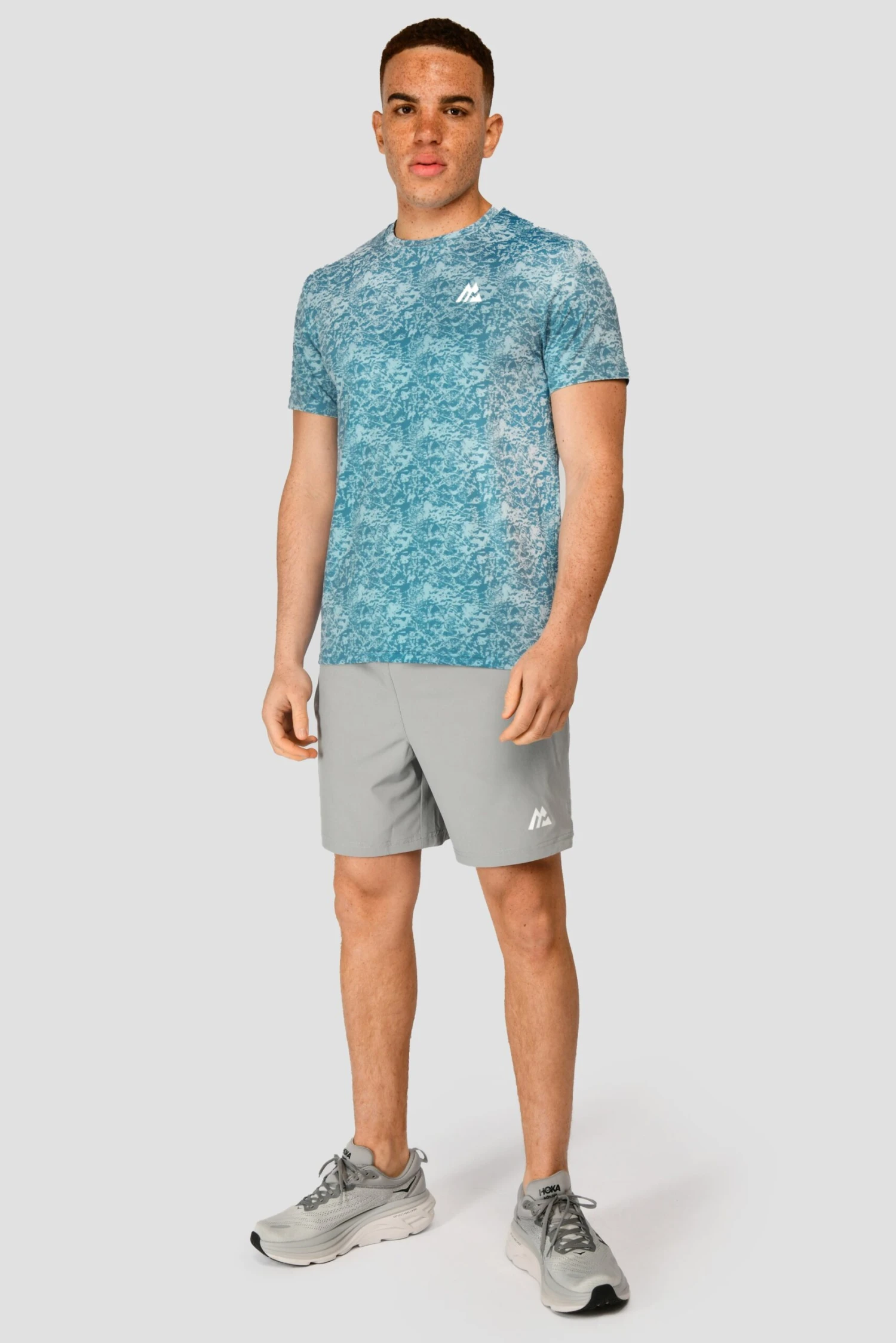 Alto Printed T-Shirt - Moonstone/Steel Blue 3 Alto Printed T-Shirt - Moonstone/Steel Blue - Image 3