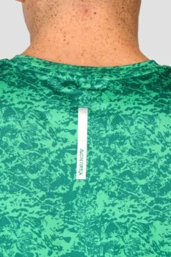 Alto Printed T-Shirt - Mountain Meadow/Deep Sea -Cheap Unisex Activewear Store ALTO PRINTED TEE MOUNTAIN MEADOW DEEP SEA back detail