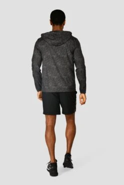 Alto Printed Jacket - Jet Grey/Black -Cheap Unisex Activewear Store ALTOPRINTEDJACKET BLACK JETGREY back