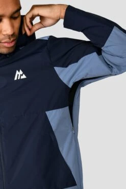 Atmos Wind Jacket - Midnight Blue/Steel Blue -Cheap Unisex Activewear Store ATMOS WIND JACKET MIDNIGHT BLUE STEEL BLUE underarm zip 2