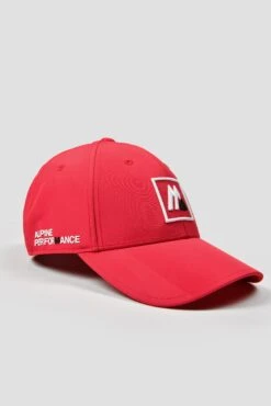 AP1 Tech Cap - Cardinal Red/White/Black -Cheap Unisex Activewear Store Ap1 Tech Cap Cardinal Red White Black side2