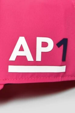 AP1 Tech Cap - Shocking Pink/White/Midnight Blue -Cheap Unisex Activewear Store Ap1 Tech Cap Shocking Pink White Midnight Blue side detail