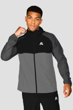Cheap Unisex Activewear Store 9 Breeze Windbreaker - Asphalt/Black/Cement Grey
