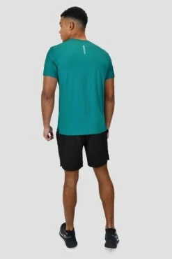 Charge T-Shirt - Deep Sea -Cheap Unisex Activewear Store CHARGE TEE DEEP SEA back