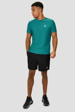 Charge T-Shirt - Deep Sea -Cheap Unisex Activewear Store CHARGE TEE DEEP SEA front