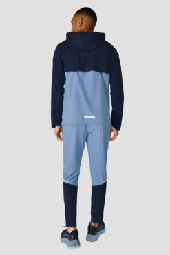 Curve 2.0 Jacket - Midnight Blue/Steel Blue -Cheap Unisex Activewear Store CURVE 2.0 JACKET MIDNIGHT BLUE STEEL BLUE back