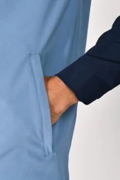 Curve 2.0 Jacket - Midnight Blue/Steel Blue -Cheap Unisex Activewear Store CURVE 2.0 JACKET MIDNIGHT BLUE STEEL BLUE sleeve detail