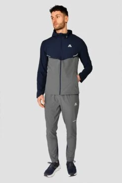 Curve 2.0 Jacket - Midnight Blue/Dark Slate Grey -Cheap Unisex Activewear Store CURVE 2.0 JACKET MIDNIGHTBLUE SLATEGREY FULLFRONT 1