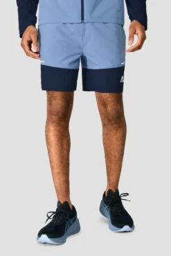 Curve 2.0 Short - Midnight Blue/Steel Blue -Cheap Unisex Activewear Store CURVE 2.0 SHORT MIDNIGHT BLUE SLATE GREY front