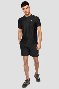 Charge T-Shirt - Black -Cheap Unisex Activewear Store Charge T shirt Black Full front