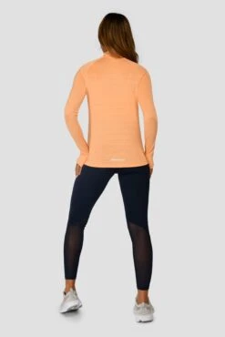 Women's Draft 1/4 Zip - Sunset Peach -Cheap Unisex Activewear Store DRAFT 1 4 ZIP SUNSET PEACH back