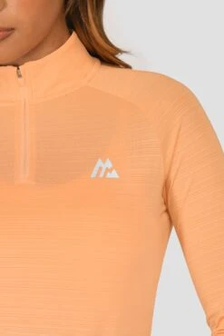 Women's Draft 1/4 Zip - Sunset Peach -Cheap Unisex Activewear Store DRAFT 1 4 ZIP SUNSET PEACH logo