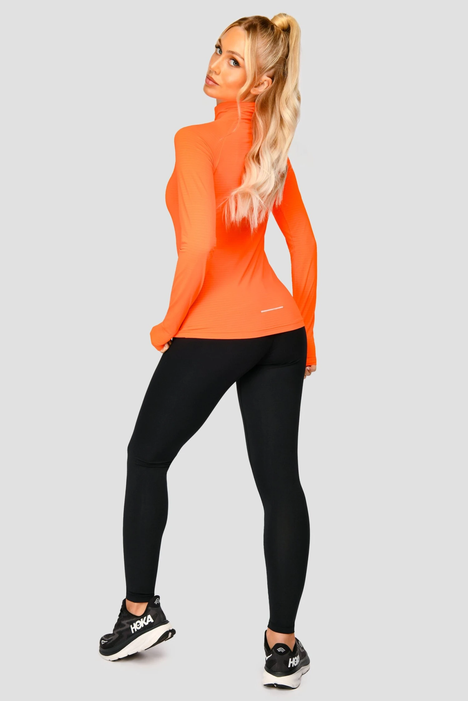 Energy 1/4 Zip - Shocking Orange 4 Energy 1/4 Zip - Shocking Orange - Image 4