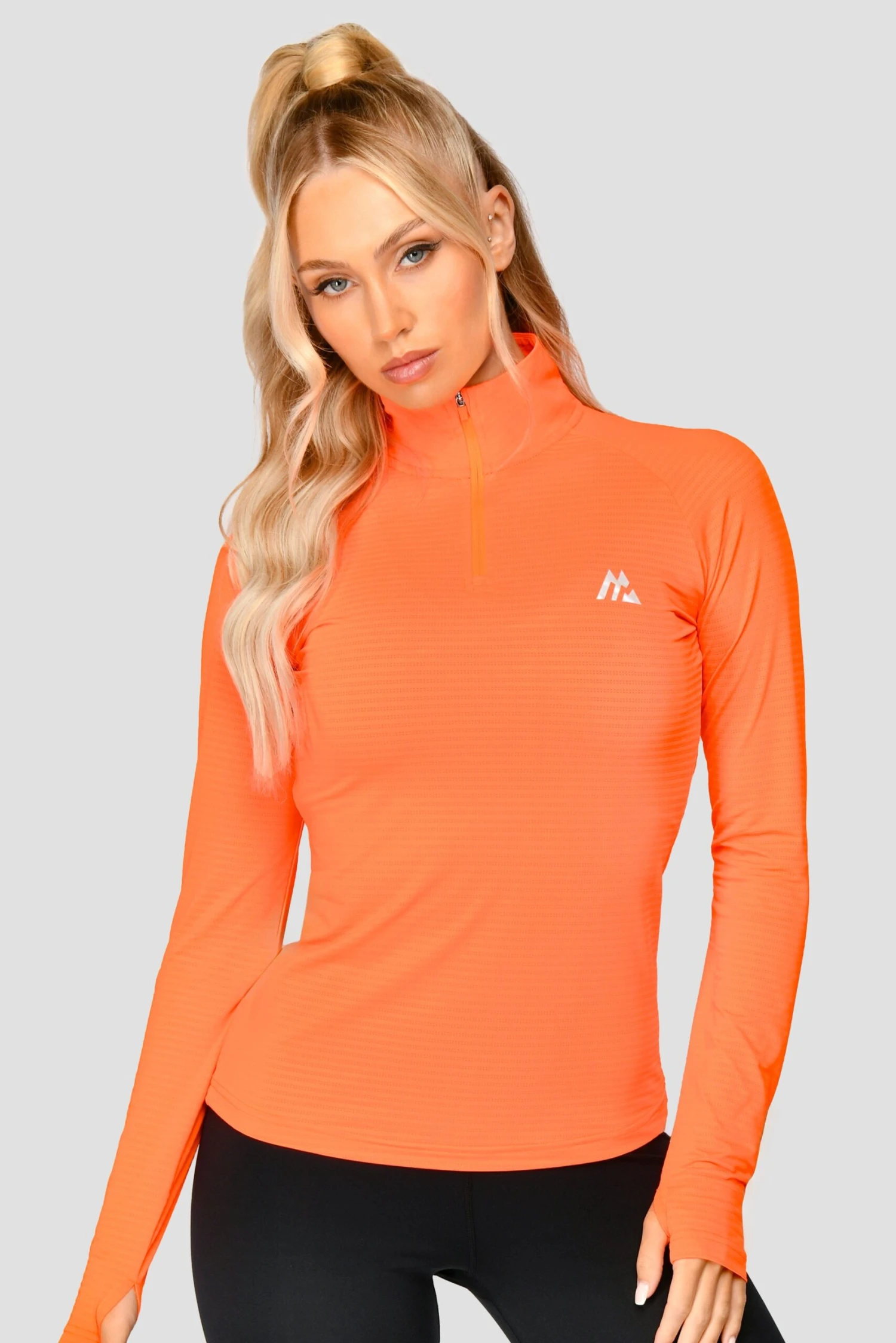 Energy 1/4 Zip - Shocking Orange 1 Energy 1/4 Zip - Shocking Orange