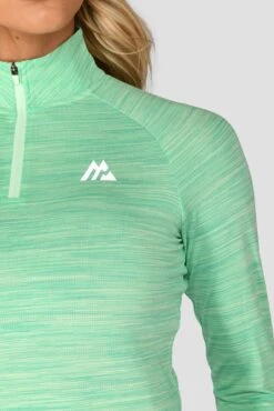 Women's Trail 2.0 1/4 Zip - Green Multi -Cheap Unisex Activewear Store FLORIDA KEYS ICE GREEN BROOK GREEN TRAIL 2.0 1 4 ZIP close