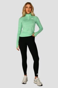 Women's Trail 2.0 1/4 Zip - Green Multi -Cheap Unisex Activewear Store FLORIDA KEYS ICE GREEN BROOK GREEN TRAIL 2.0 1 4 ZIP full front