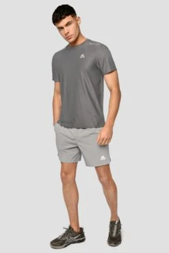 Fly 2.0 Short - Platinum Grey -Cheap Unisex Activewear Store Fly Shorts Platinum Grey Full Front