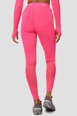 Icon Full Length Legging - Neon Pink -Cheap Unisex Activewear Store Icon Full Length Legging Neon Pink Close Back copy