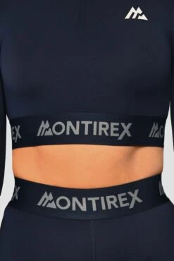 Icon 1/4 Zip - Midnight Blue -Cheap Unisex Activewear Store Icon1 4ZipTop MidnightBlue Close