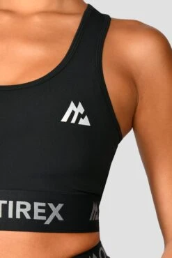 Icon Sports Bra - Black -Cheap Unisex Activewear Store IconBraTop Black close