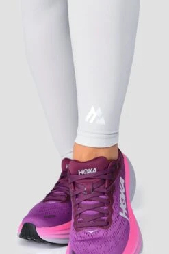 Icon Contrast Legging - Light Smoke Grey/Pink Glo/Electric Purple -Cheap Unisex Activewear Store IconContrastLegging LightSmokeGrey PinkGlo ElectricPurple detail1