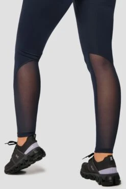 Icon Full Length Legging - Midnight Blue -Cheap Unisex Activewear Store IconFullLengthLegging MidnightBlue Legdetail