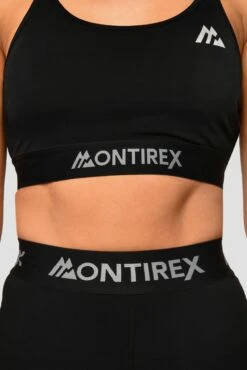 Icon Strappy Bra - Black -Cheap Unisex Activewear Store IconStrappyTop Black Close