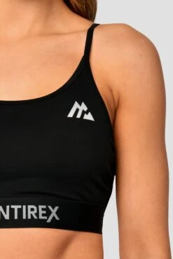 Icon Strappy Bra - Black -Cheap Unisex Activewear Store IconStrappyTop Black Closelogo