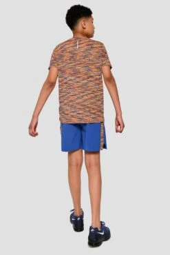 Junior Trail Panel Short - Cobalt/Neon Orange/Lime/Blue -Cheap Unisex Activewear Store JN TRAIL 2.0 TEE SAFETY ORANGE LIME FROST COBALT SPACE BLUE back 390554c7 d402 4ceb a185 5bf7a9862a54