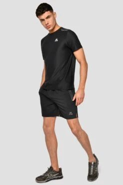 Lumos Short - Black -Cheap Unisex Activewear Store Lumos Shorts Black Full front