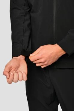 Lumos Jacket - Black -Cheap Unisex Activewear Store LumosJacket Black sleevedetail