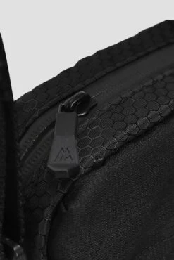 MTX 2.0 Crossbody Bag - Black/Cement Grey -Cheap Unisex Activewear Store MTX 2.0 CROSSBODY BAG BLACK CEMENT GREY zip detail