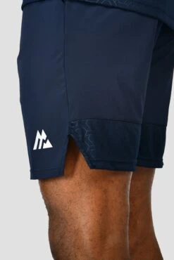 MTX Embossed Short - Midnight Blue -Cheap Unisex Activewear Store MTX EMBOSSED SHORT MIDNIGHT BLUE detail