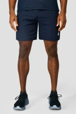 MTX Embossed Short - Midnight Blue -Cheap Unisex Activewear Store MTX EMBOSSED SHORT MIDNIGHT BLUE front