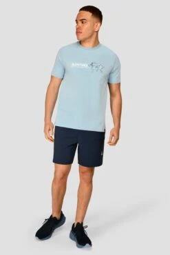 MTX Global T-Shirt - Moonstone -Cheap Unisex Activewear Store MTX GLOBAL TEE MOONSTONE front