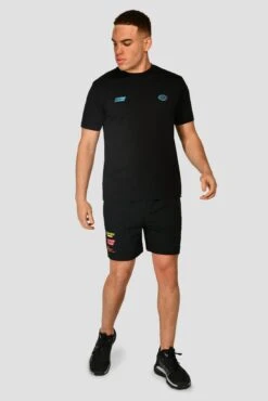 MTX Run Vital Cotton T-Shirt - Black -Cheap Unisex Activewear Store MTX RUN VITAL COTTON TEE BLACK front