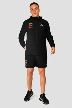 MTX Run Vital Short - Black -Cheap Unisex Activewear Store MTX RUN VITAL SHORT BLACK full front