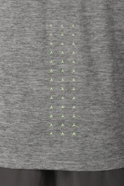 MTX Run Vital T-Shirt - Jet Grey -Cheap Unisex Activewear Store MTX RUN VITAL TEE JET GREY back close detail