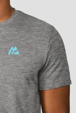 MTX Run Vital T-Shirt - Jet Grey -Cheap Unisex Activewear Store MTX RUN VITAL TEE JET GREY logo