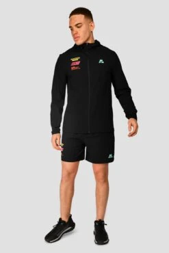 MTX Run Vital Windbreaker - Black -Cheap Unisex Activewear Store MTX RUN VITAL WINDBREAKER BLACK full front