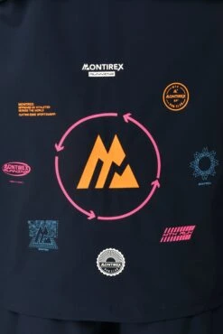 MTX Run Vital Windbreaker - Midnight Blue -Cheap Unisex Activewear Store MTX RUN VITAL WINDBREAKER MIDNIGHT BLUE back logos