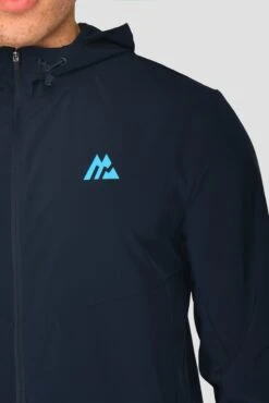 MTX Run Vital Windbreaker - Midnight Blue -Cheap Unisex Activewear Store MTX RUN VITAL WINDBREAKER MIDNIGHT BLUE logo side1