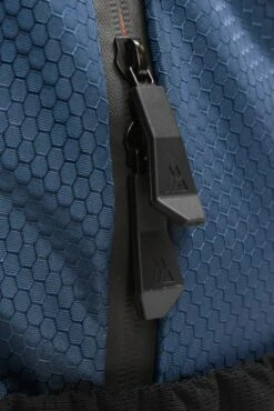 MTX Trail 2.0 32L Backpack - Midnight Blue/Fiery Orange -Cheap Unisex Activewear Store MTX TRAIL 2.0 32L BACKPACK MIDNIGHT BLUE FIERY ORANGE zip detail