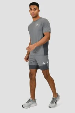 MTX Trail 2.0 Short - Cement Grey/Jet Grey -Cheap Unisex Activewear Store MTX TRAIL 2.0 SHORT CEMENT GREY JET GREY full front