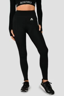 MTX Tech 2.0 Legging - Black -Cheap Unisex Activewear Store MTXTECH2.0LEGGING Black CloseFront