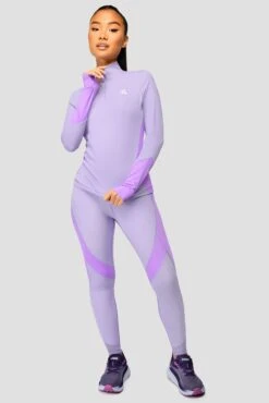 Power Panelled Legging - Periwinkle/Plum -Cheap Unisex Activewear Store POWERPANELLED1 4ZIP Periwinkle Plum front 1b243d87 825b 429f b47e 2ed4ac6d4e1a