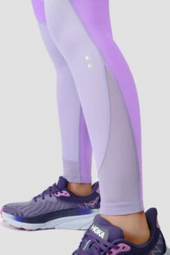 Power Panelled Legging - Periwinkle/Plum -Cheap Unisex Activewear Store POWERPANELLEDLEGGING Periwinkle Plum detail