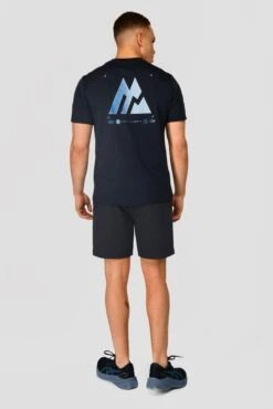 Radial T-Shirt - Midnight Blue 9 Radial T-Shirt - Midnight Blue -Cheap Unisex Activewear Store RADIAL TEE MIDNIGHT BLUE back